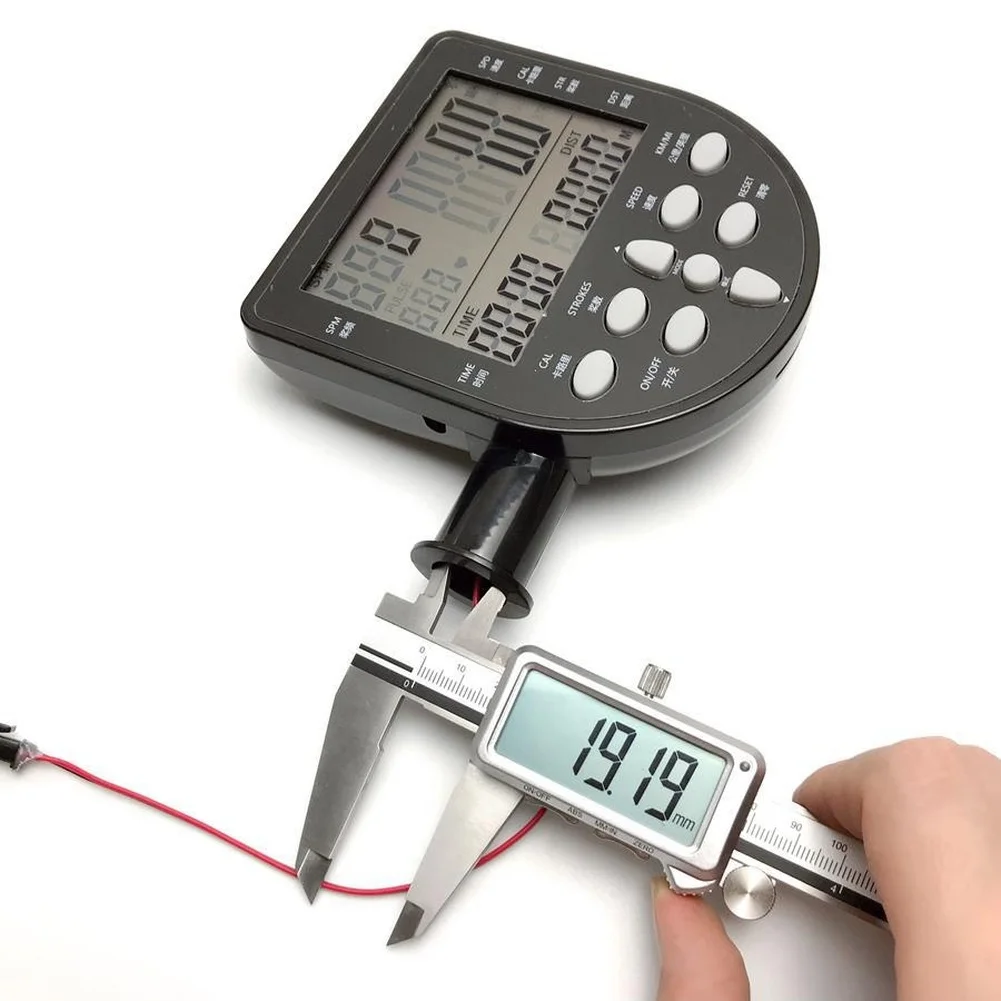 LCD Display Rowing Machine Counter Digital Fitness Monitor With Distance Calories Tracking For Water Rower Equipment Parts