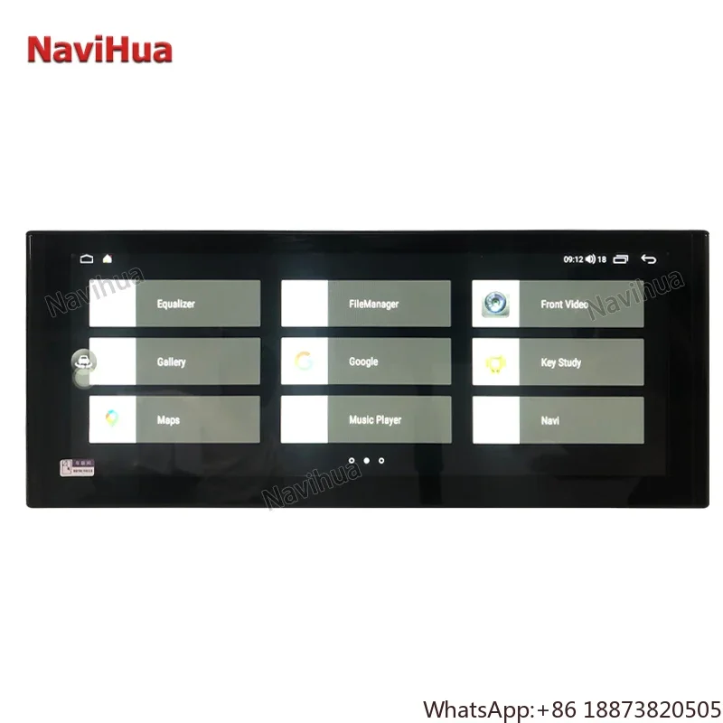 Navihua Android 12.3" Car Radio for Porsche Cayenne 2010-2016 Stereo Navigation Head Unit Multimedia Player New Upgrade