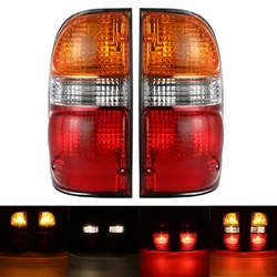 1Pair Car Rear Tail Lights with Harness and Bulb Brake Signal Lamp for Toyota Tacoma 2001-2004