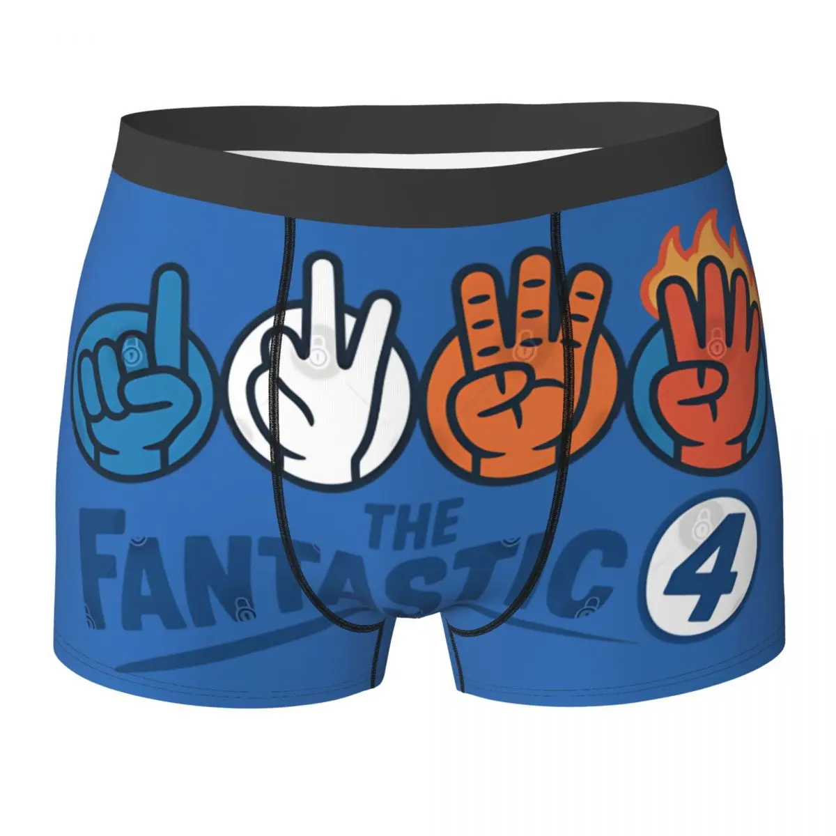 

Футболка «Фантастическая» с четырьмя руками и пальцами, первые шаги, нижнее белье для серферов, шорты-боксеры, мужские трусы высокого качества, трусы-боксеры