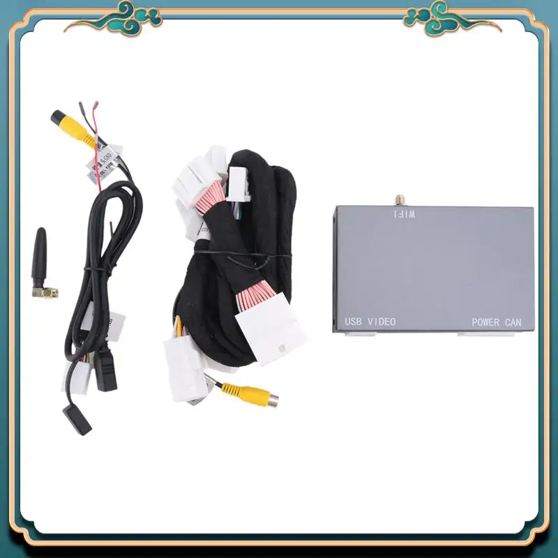 

ABJG-Wireless для Carplay Android Auto Модернизированный декодер для TOYOTA 2014-2019 HIGHLANDER 4Runner Tacoma Land Curiser