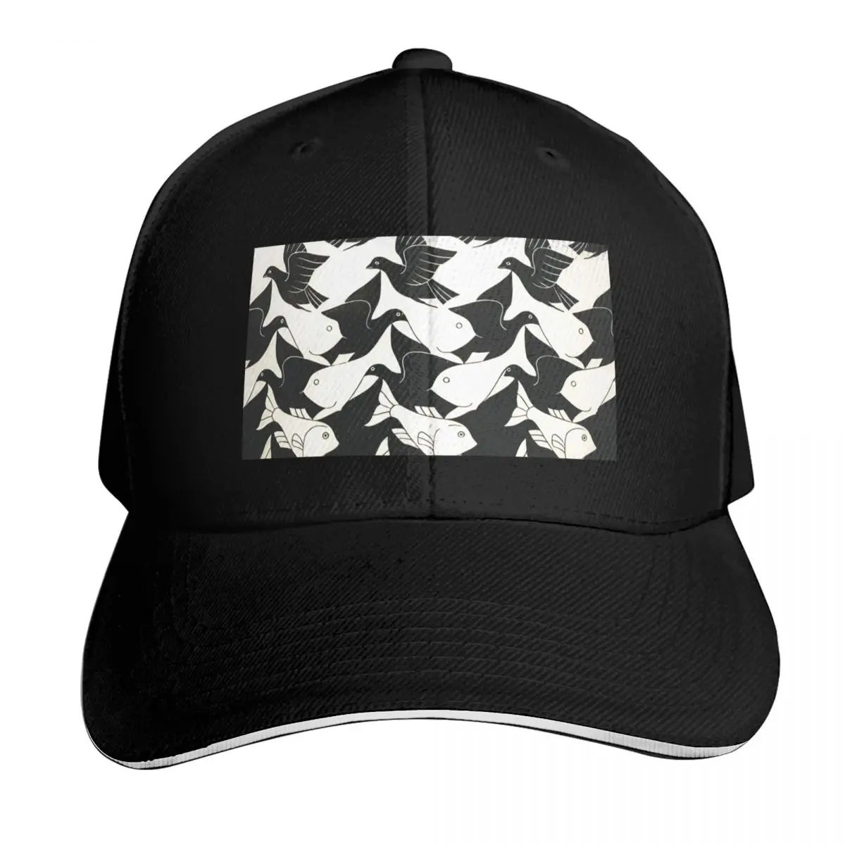 

Escher - Sky And Water II, 1938 Baseball Cap Visor Custom Cap sun caps hard hat Elegant Women's Hats Men's