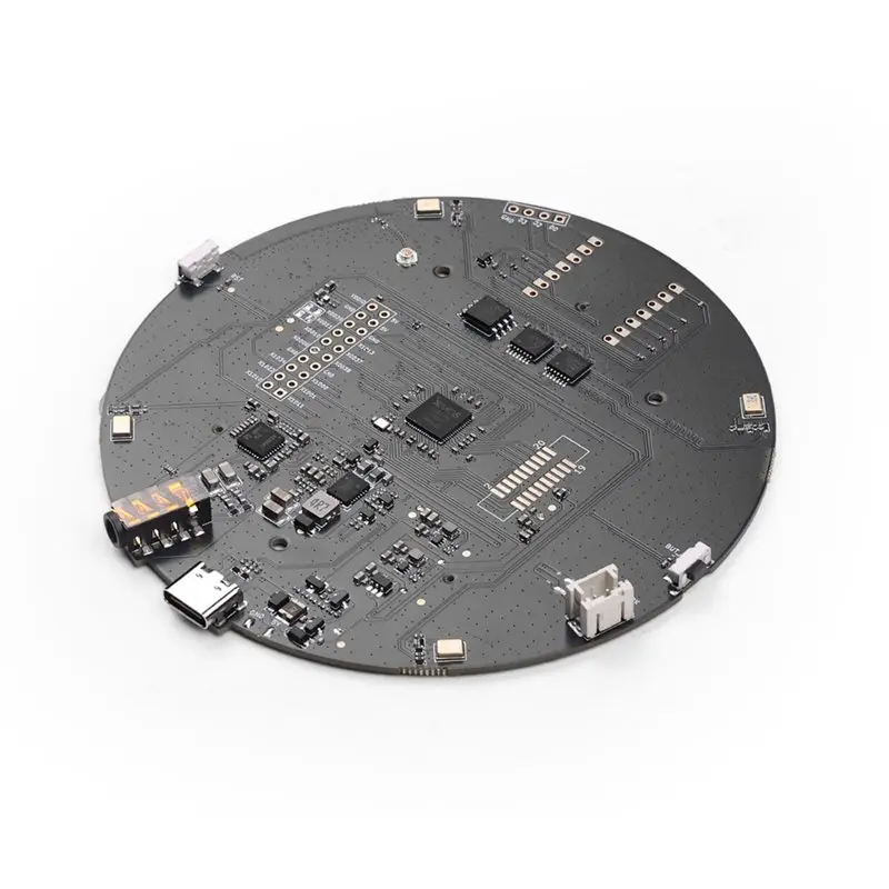 

B68C XMOS XVF3800 Respeaker — ИИ-микрофон с 4 динамическими микрофонами, AGC, DOA, VAD для чистого звука, захват звука на 360 градусов на расстоянии до 5 метров