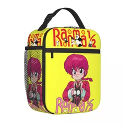 Ranma 1/2 Saotomeピッグ断熱ランチバッグフードボックスポータブルサーマルクーラーベトボックススクール