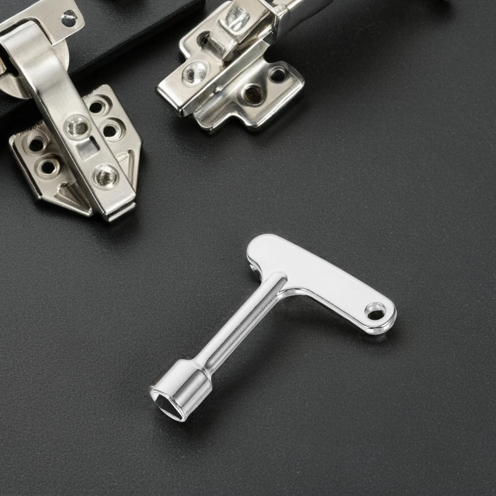 

2 pcs Elevator Triangle Key Universal Door Tool Silver Stainless Steel Stairs Accessories Durable Material Wide Compatibility