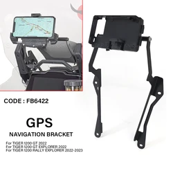 For Tiger 1200GT 1200 GT EXPLORER 2022 Tiger 1200 RALLY EXPLORER Motorcycle Smart phone holder GPS Windshield Navigation bracket