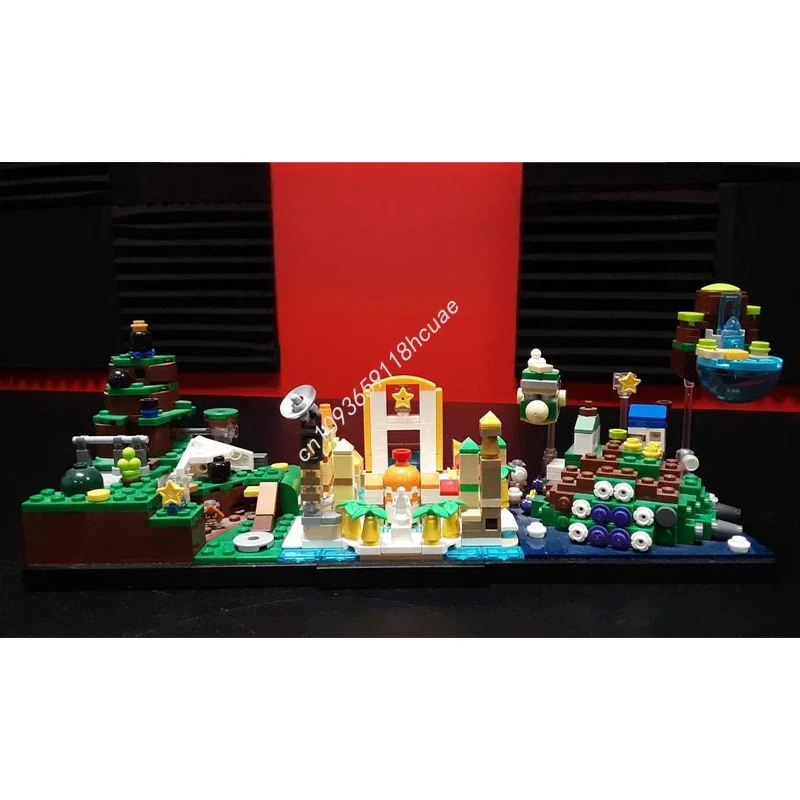 

845pcs MOC Italian Plumber Skyline Building Blocks Christmas Unique DIY Gift Designed for Kids Creativity Modular Buildi Gift