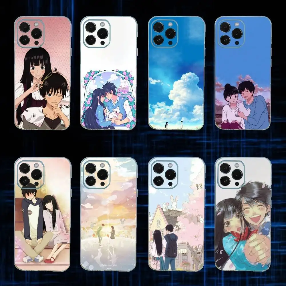 

K-KimiS N-Ni Anime Todoke Phone Case For iPhone17,16,15,14,13,12,11 Plus,Pro Max Soft Transparent Cover
