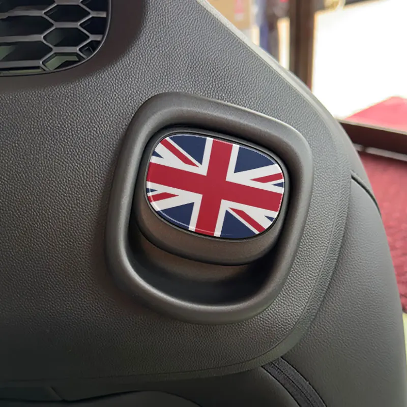 3D Epoxy Seat Back Handle Cover Decoration Sticker Car Stickers For BMW MINI ONE Cooper F56 F57 JCW Trim Interior Accessories