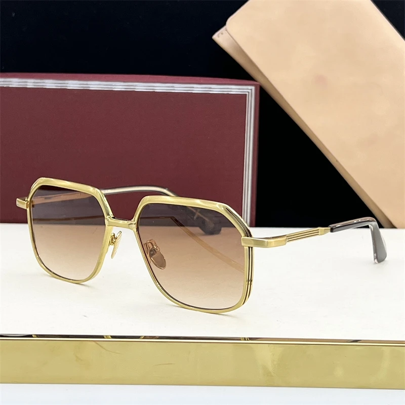 Alloy Unisex Square Metal  Men's Sunglasses AIDA  Popular Sunglasses man Stylish women's eyepieces Luxury Woman Sunglasses