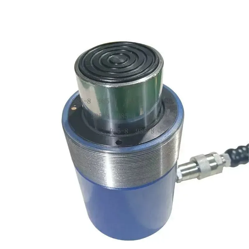 70MPa High Pressure Hydraulic Cylinder DY-RC-504MAGA-102, 50 Ton Oil-free Lifting Jack Cylinder with FB Base