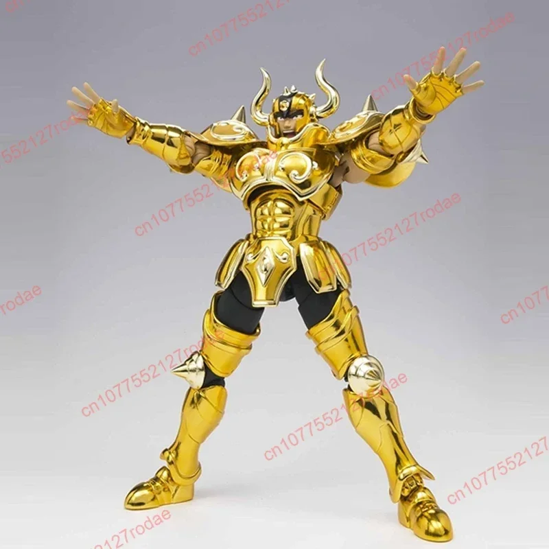

In Stock Metal Club/MC Saint Seiya Myth Cloth EX Taurus Aldebaran 24K/Mirror Gold Zodiac Knights Action Figure