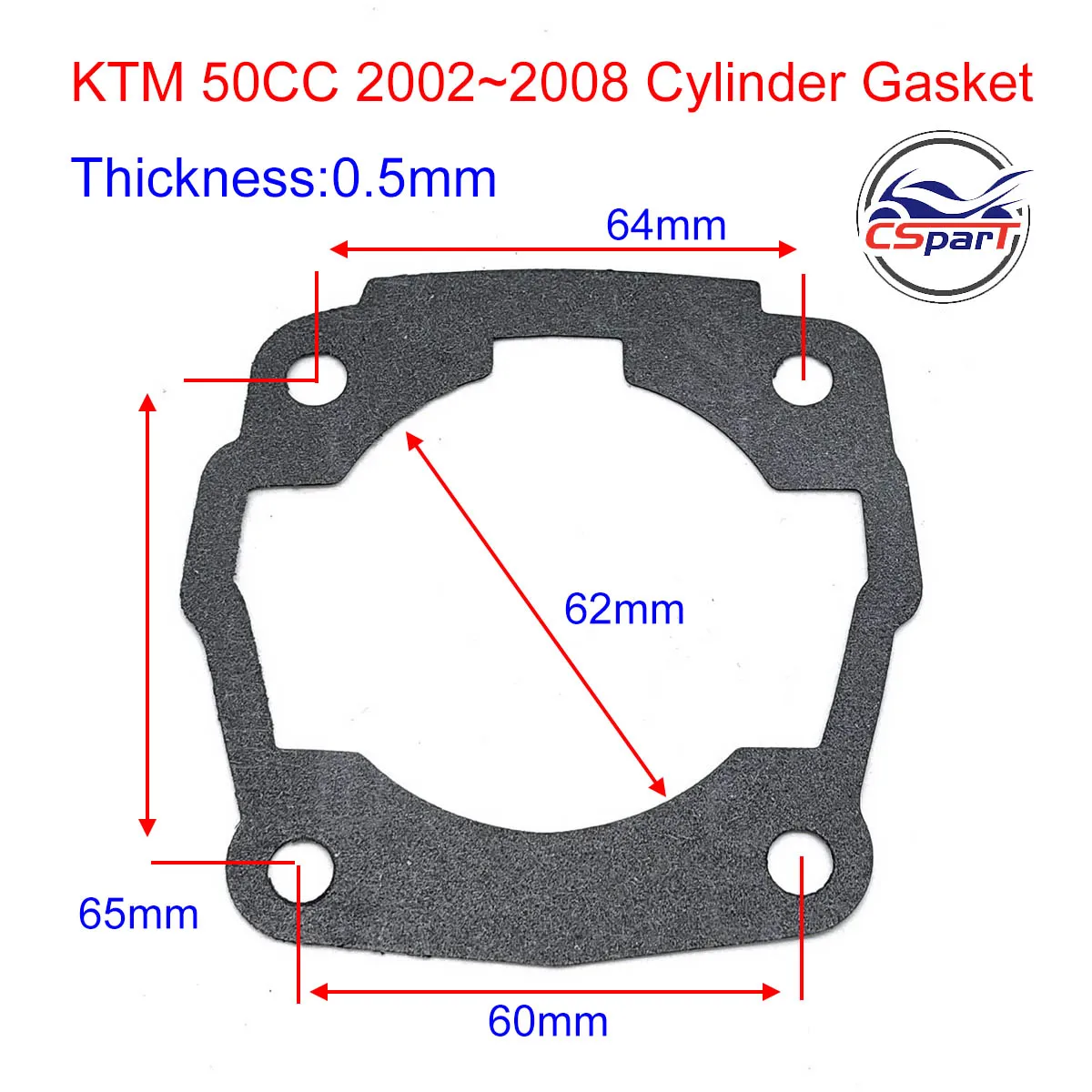 Gasket For KTM50 SX 50  MINI 50CC 50SX 2002-2009 JR SR ADVENTUR Water Air Cooled Engine