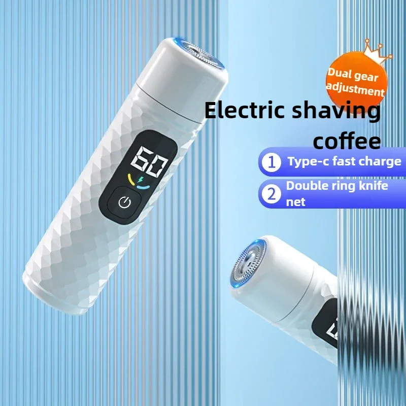 Men's Shaver Electric Razor Mini Travel Portable Model USB Charging with Digital Display Function Women's Hair Removal Shaver