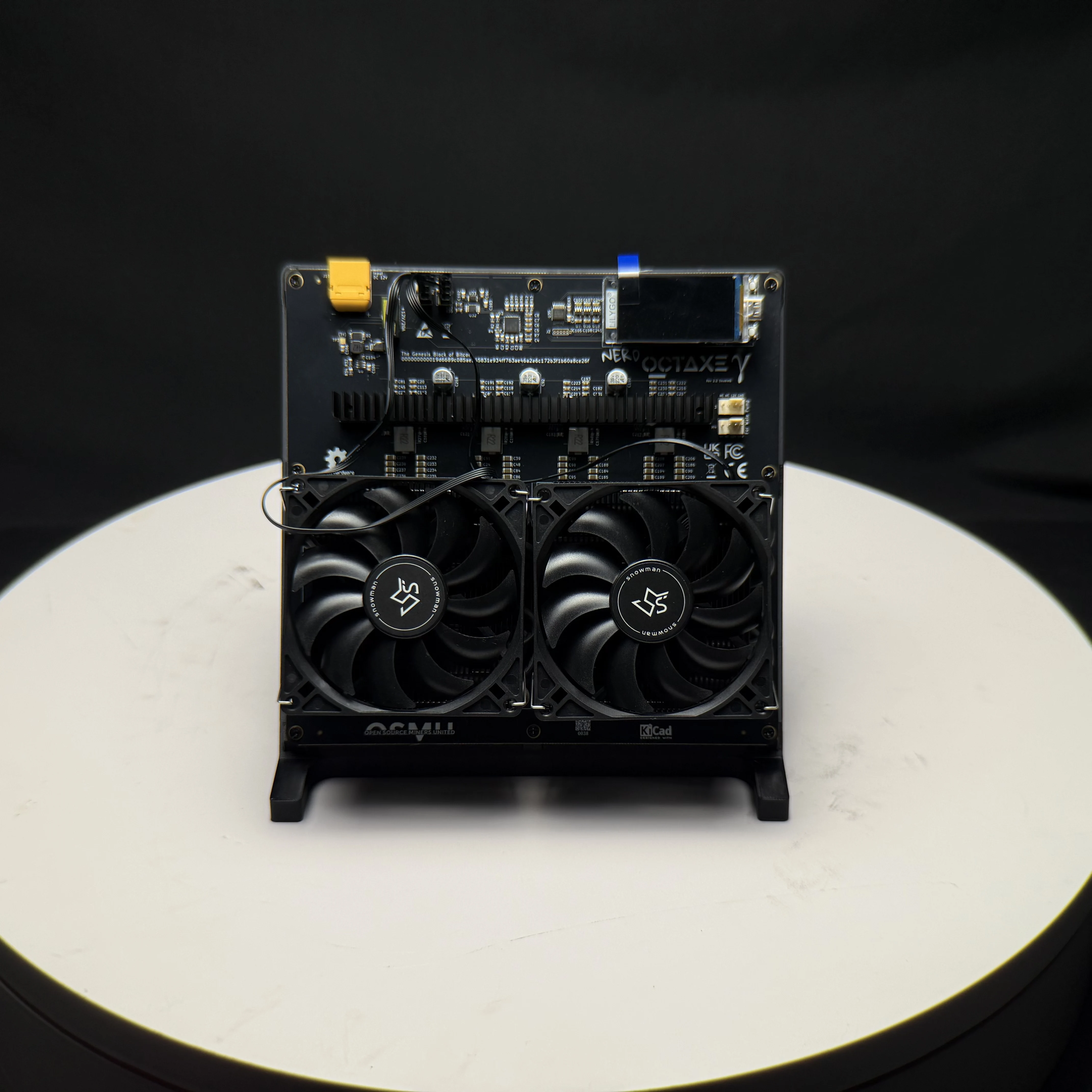 

Майнер Solo Miner New Bitaxe NerdOctaxe ++ 9.6T Lottery Miner с блоком питания и вилками US/EU/UK/AU