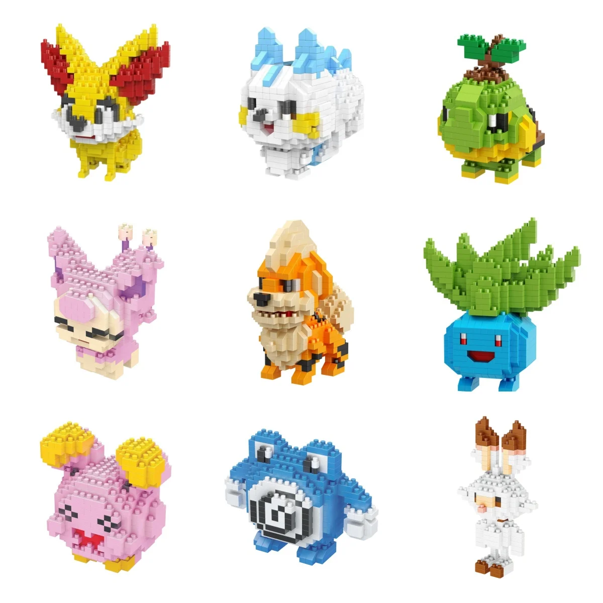 

New Pokemon Small Building Pokemon Nanoblock Cartoon Pikachu Animal Model Education Game Graphics Pokemon Toys For Kids Birthday