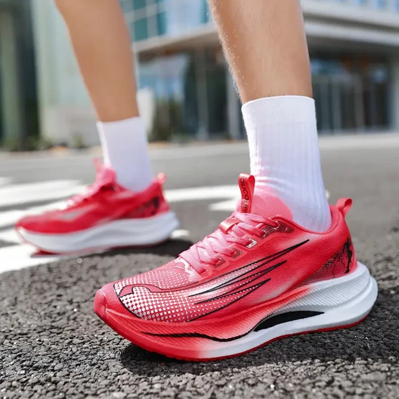 

Men Running Shoes High quality New Mesh Breathe Cushioning Lightweight Anti Slip Training Sneakers Daily Sports Shoes Man