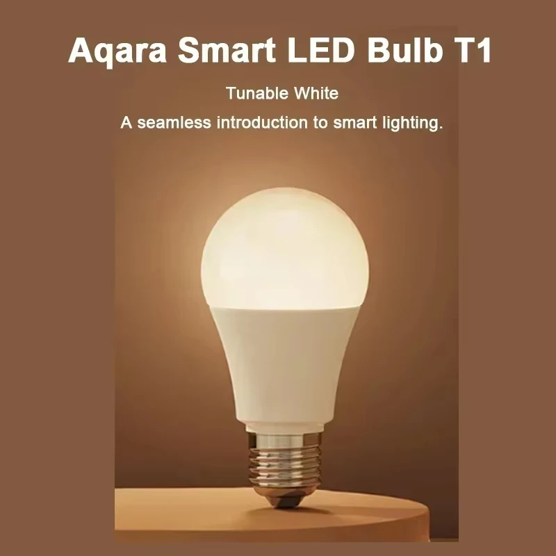 2024 NEW Aqara Smart LED Bulb T1 Zigbee 3.0 Bluetooth E27 2700K-6500K 220-240V Smart Home Lamp Light For Mijia mihome Homekit