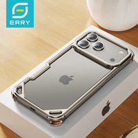 Eary Frameless Case for iPhone 17 Pro Max 17 Air Magsafe Metal Shockproof Protective Phone Cover Aluminum Alloy Anti-Drop Shells