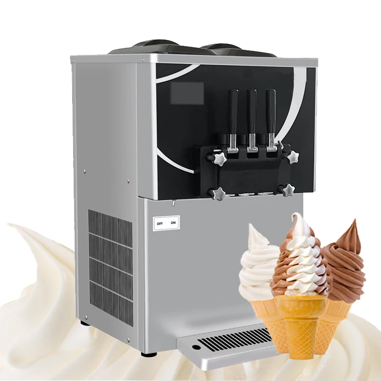 Soft Ice Cream Maker Soft Serve Ice Cream Machine Counter Top