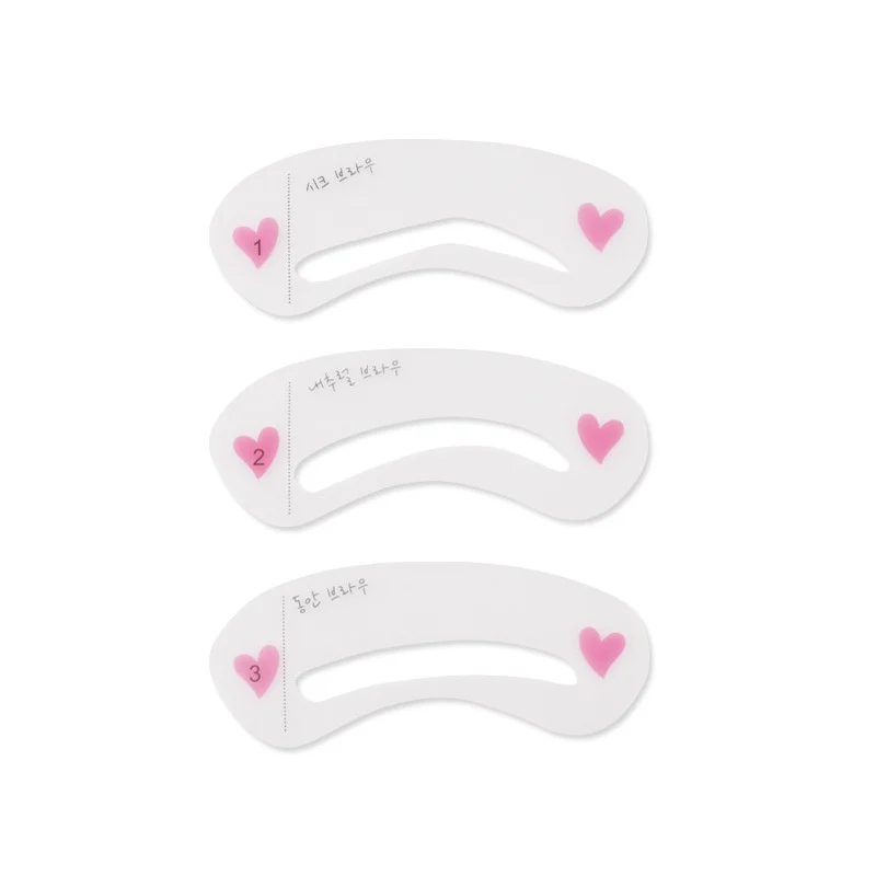 مجموعة قوالب حواجب جديدة من ОГКДИЗХЗ مكياج احترافي مقاوم للماء للنساء قالب عين مثالي أدوات مكياج كورية بالجملة