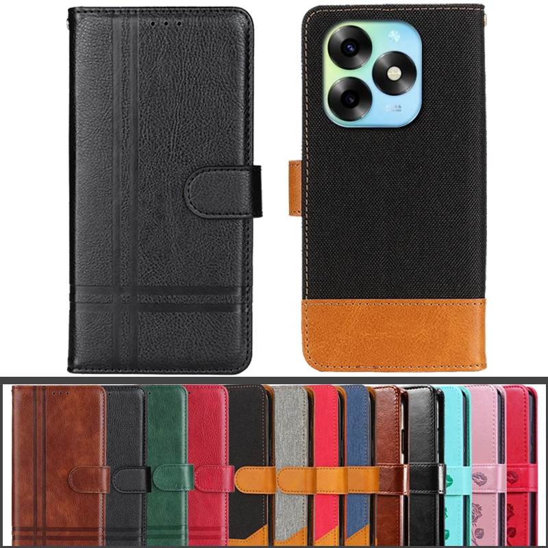 For Itel S23 Plus Wallet Magnetic Luxury Flip Leather Lanyard Case Cover For Itel S23Plus Itel S23+ ItelS23+ S681LN Phone Bag