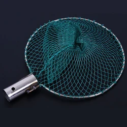 Dense Fishing Mesh Net Head Fishing Tackle Copying Net Head for Freshwater Saltwater Outdoor Fishing