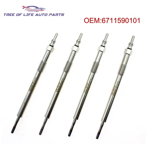 4 Uds. De bujías incandescentes para calentador para SSANGYONG ACTYON SPORTS I 2,0 Xdi 2011 2012 2013 2014 2015 2016 2017 2018 2019 2020 2021