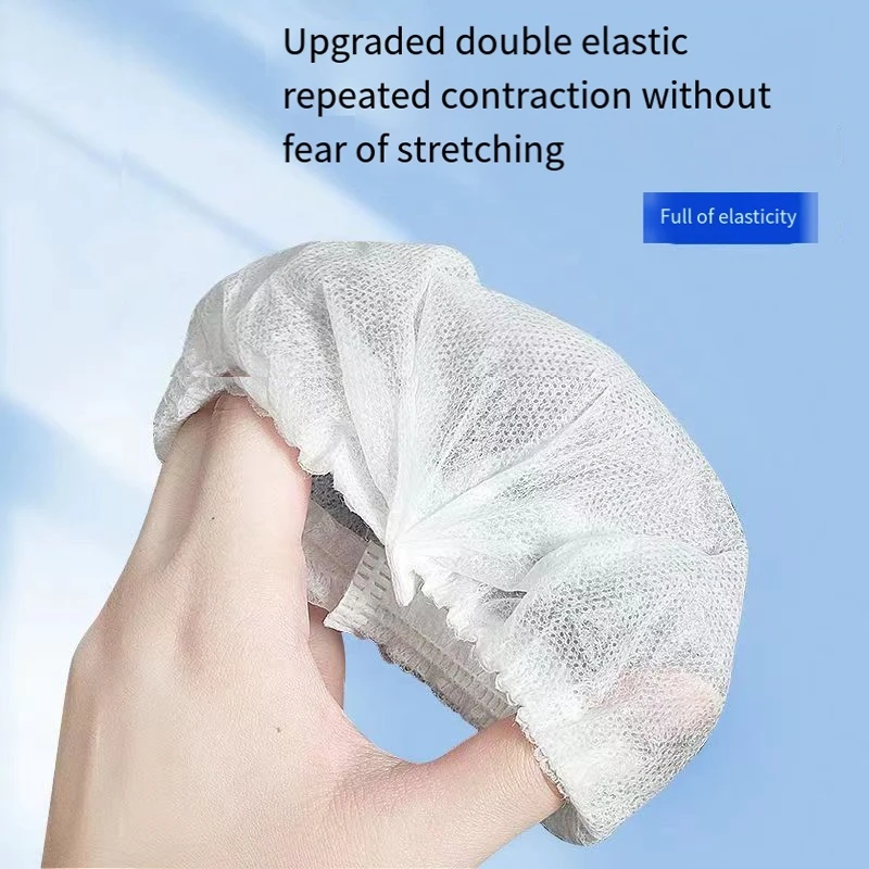 Penutup Headset sekali pakai untuk game, Headset 100 buah/Set tahan debu tahan keringat, penutup Headset warna hitam mudah dipasang