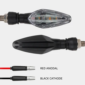 Impermeável motocicleta Turn Signal Light, Amber Blinker Indicator, Moto Scooter Aviso, Rear Tail Lights, Running Lamp, Iluminação, 2pcs 10 principais vendas pisca sequencial moto - №10