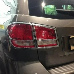 For Dodge Journey JCUV 2013 2014 2015 2016 ABS Chrome Rear Tail Light Lamp Cover Trim Lamp Hoods styling accessoriescutylin