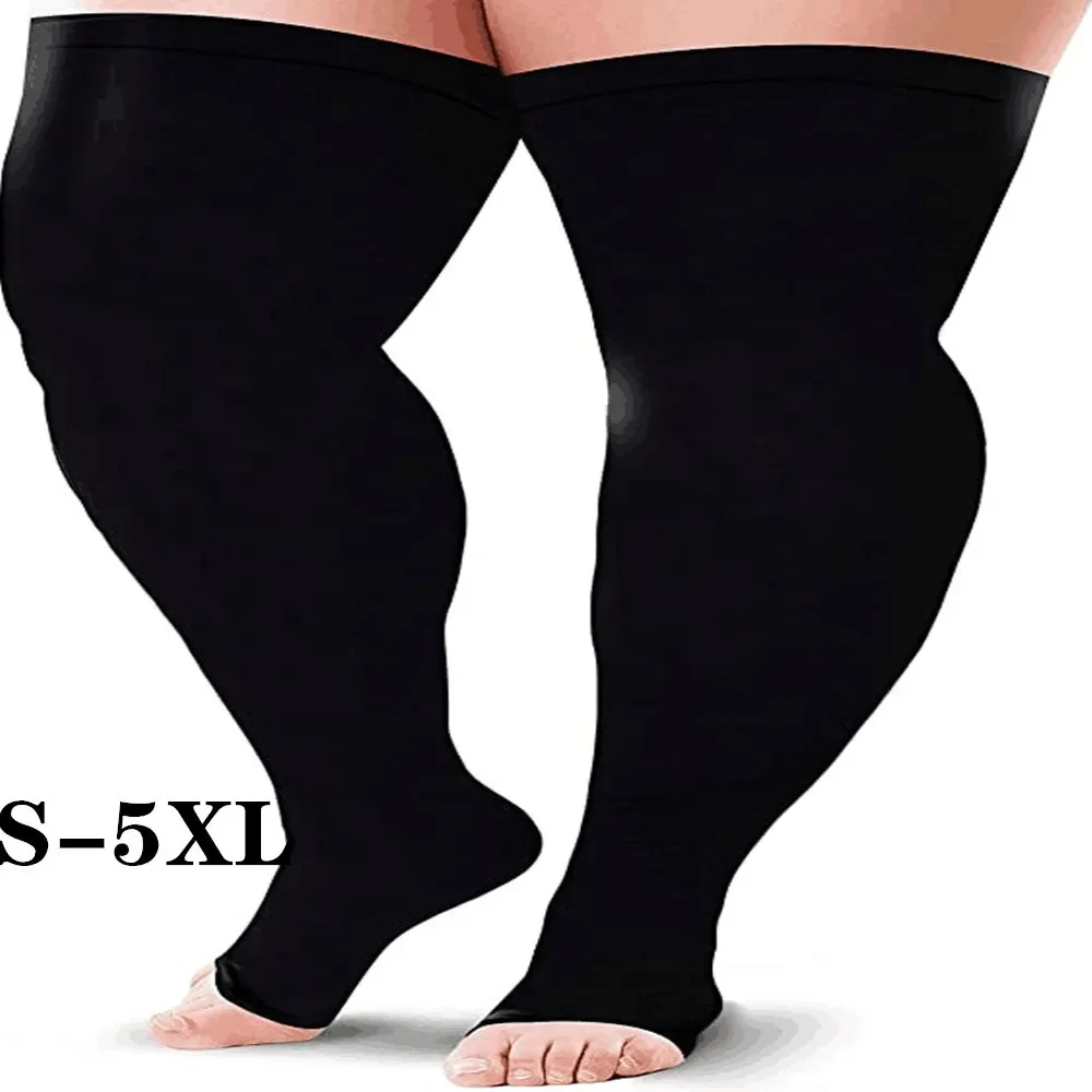 

Женские чулки под давлением, мужские очень большие S-4xl, против вен, варикозное расширение вен, тромб, 23-32 мм рт. ст., эластичные, сегментированные, без шнуровки, плотные