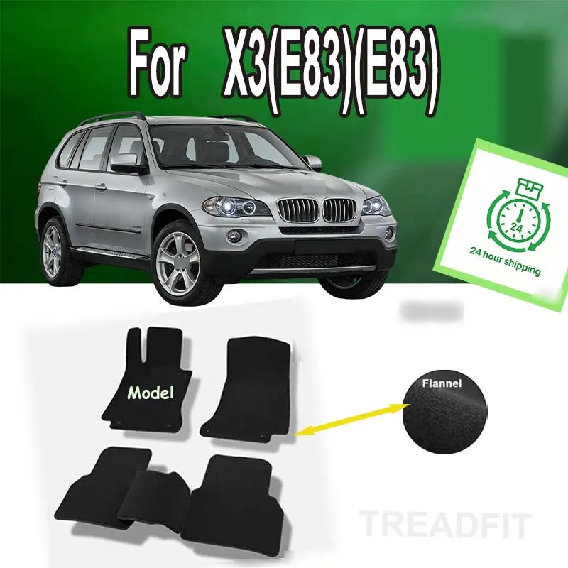 

Нейлоновая замша, совместимая с BMW X3 (E83) 2003-2011, противоскользящая, стильная, без запаха, огнестойкая.