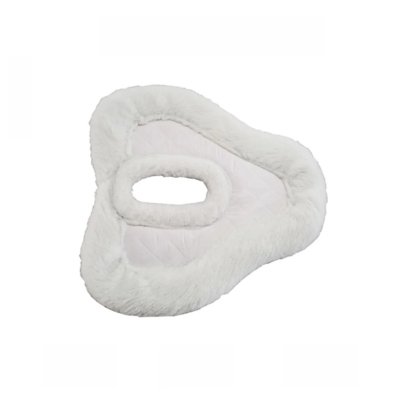 tapis-de-selle-epaissi-et-respirant-absorption-des-chocs-tapis-d'equilibre-blanc-avec-trou-absorbant-la-transpiration-equipement-d'equitation