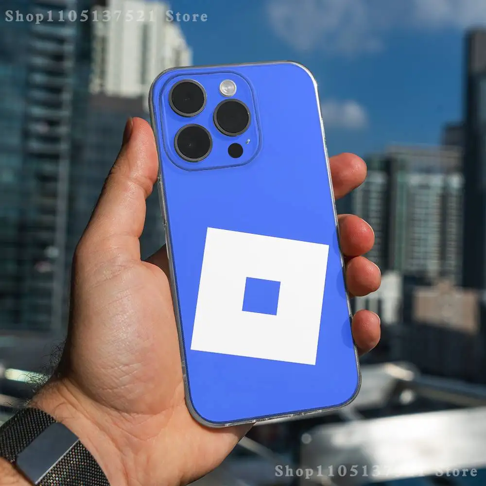 حافظة هاتف بشعار Game R-Roblox-ES لهاتف iPhone 17,16,15,14,13,12,11 Pro,Max,Plus,X,XS,XR,SE4,E غطاء ناعم شفاف صغير #3