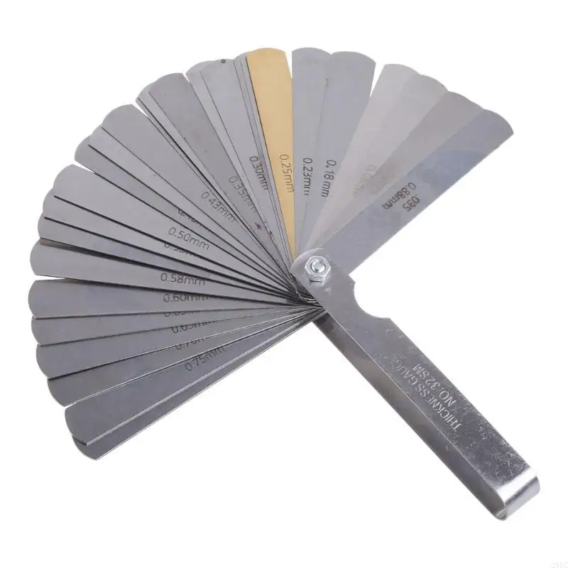

20RC 32 Blade Imp/Mertic + Brass Blade Feeler Gauge Tune Up Thickness Set New