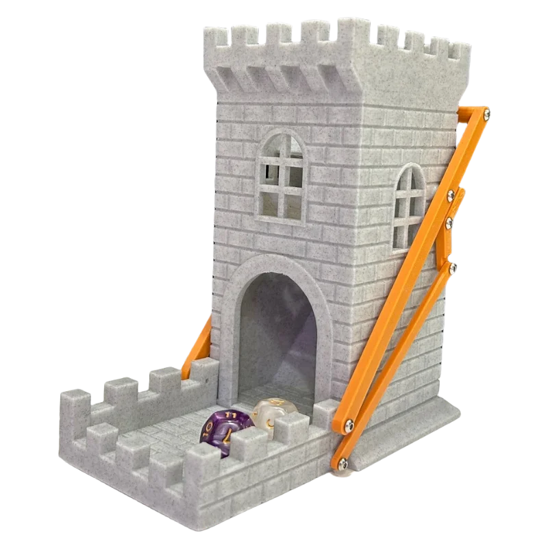 Mechanical Dice Tower dungeons and dragons Dice Tower 3D Printed dnd Dice Tower rpg dice rolling tower MUG Dice tower castle