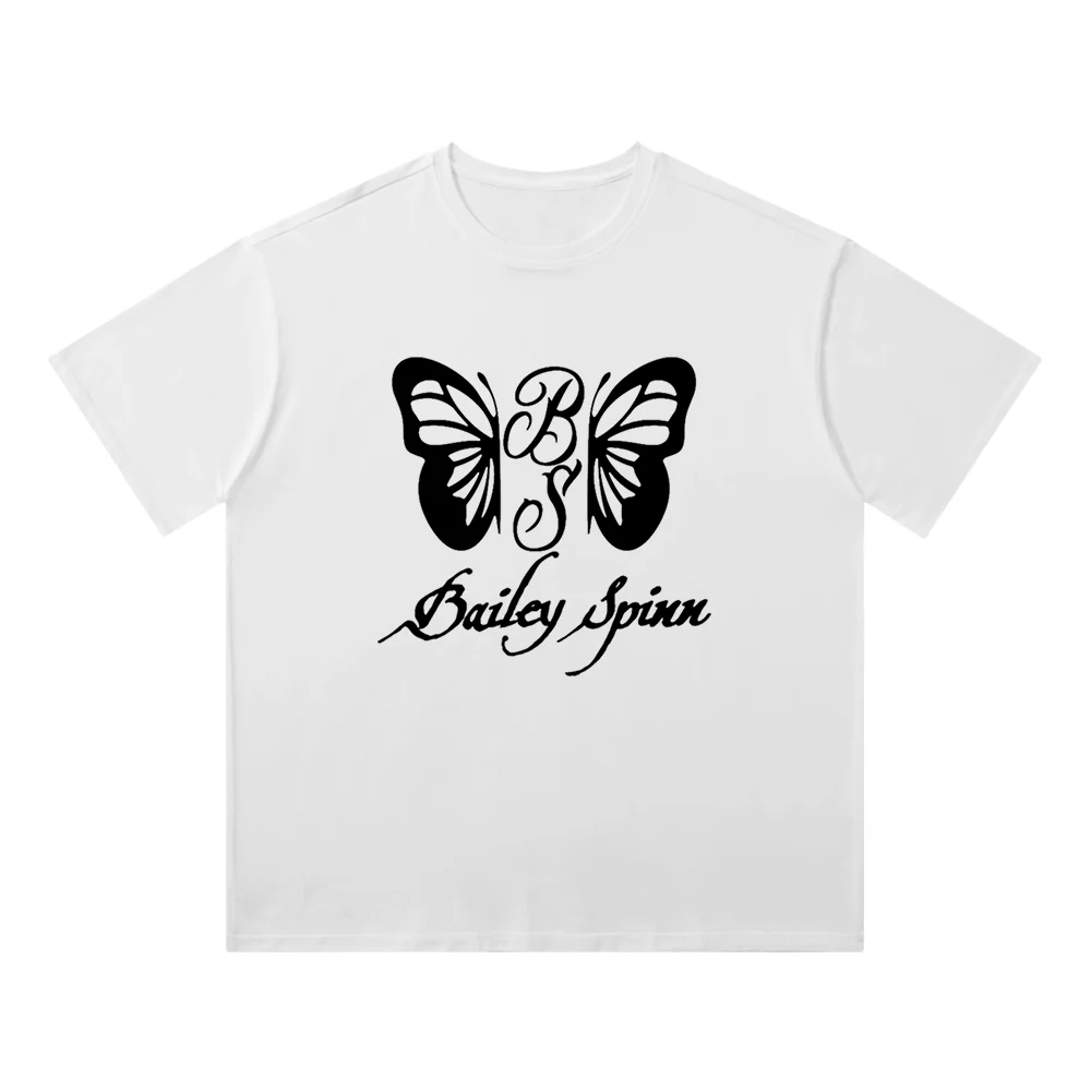 تي شيرت Bailey Spinn Loser Tour 2025 قطن للرجال/النساء ملابس الشارع برقبة دائرية وأكمام قصيرة