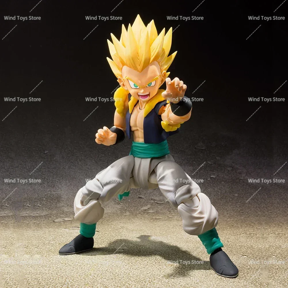 箱入りドラゴンボールバンダイフィギュアーツゴテンクス超サイヤ人アクションフィギュア 13 センチメートルグッズおもちゃ