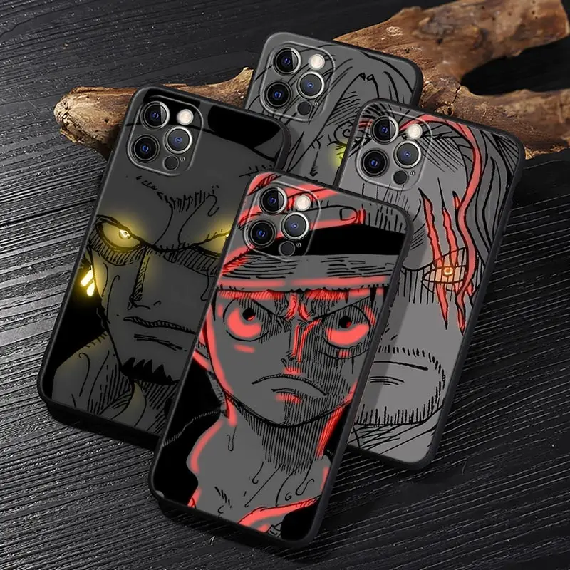 

Luffy Shanks Law Anime Funda For iphone 17 Case For iPhone 16 15 11 12 13 Mini 17 Pro Max 16 Plus 17E 16E Air Case Soft Cover