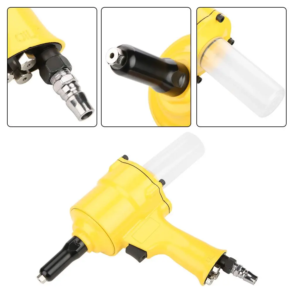 Pneumatic Riveter for  Rivet Nuts Rivnut Tool with Nail Pulling Capability Sizes 24mm 32mm 40mm 48mm