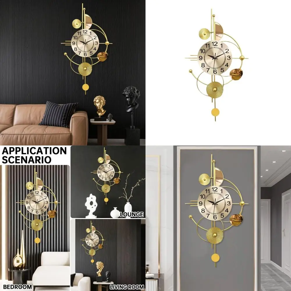 

Large Wall Clocks for Living Room,Silent Non Ticking,Battery Operated Oversized Round Modern Wall Clock for Bedroom,Farmhouse,Of