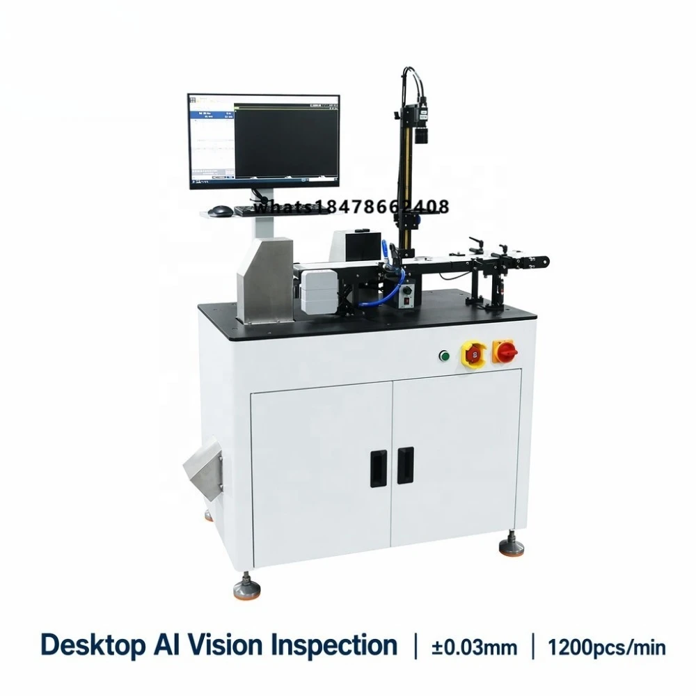 Open Desktop AI Vision Inspection System ±0.03mm Industrial Computer-Controlled Optical Inspection Machine