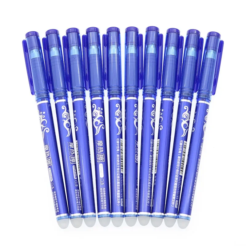 10 Magic Eraser Pen Eraser Gun Bullet Blue / Black / Blue Ink Accessories School Office Gel Pen Children's Stationery