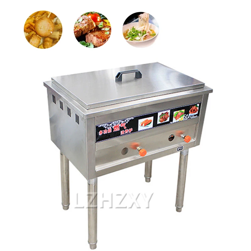 

Gas Commercial Fryer Single Tank 35L Large-capacity Fried Machine Chicken Wings Fast-Heating Snack Deep Fryer