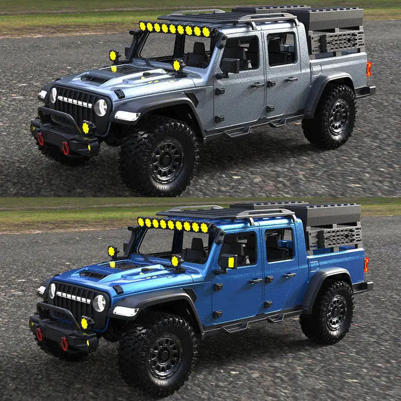 Chuangke Model Ck5812 Remote Control 1/7 Scale Electric 4wd Dual-Speed Breakaway Differential Lock Off-Road Climbing Car Model