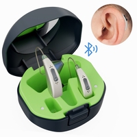 Rechargeable Bluetooth Hearing Aid Audifonos Mini Sound Amplifier Wireless Best Ear Aids for Elderly Moderate to Severe Loss