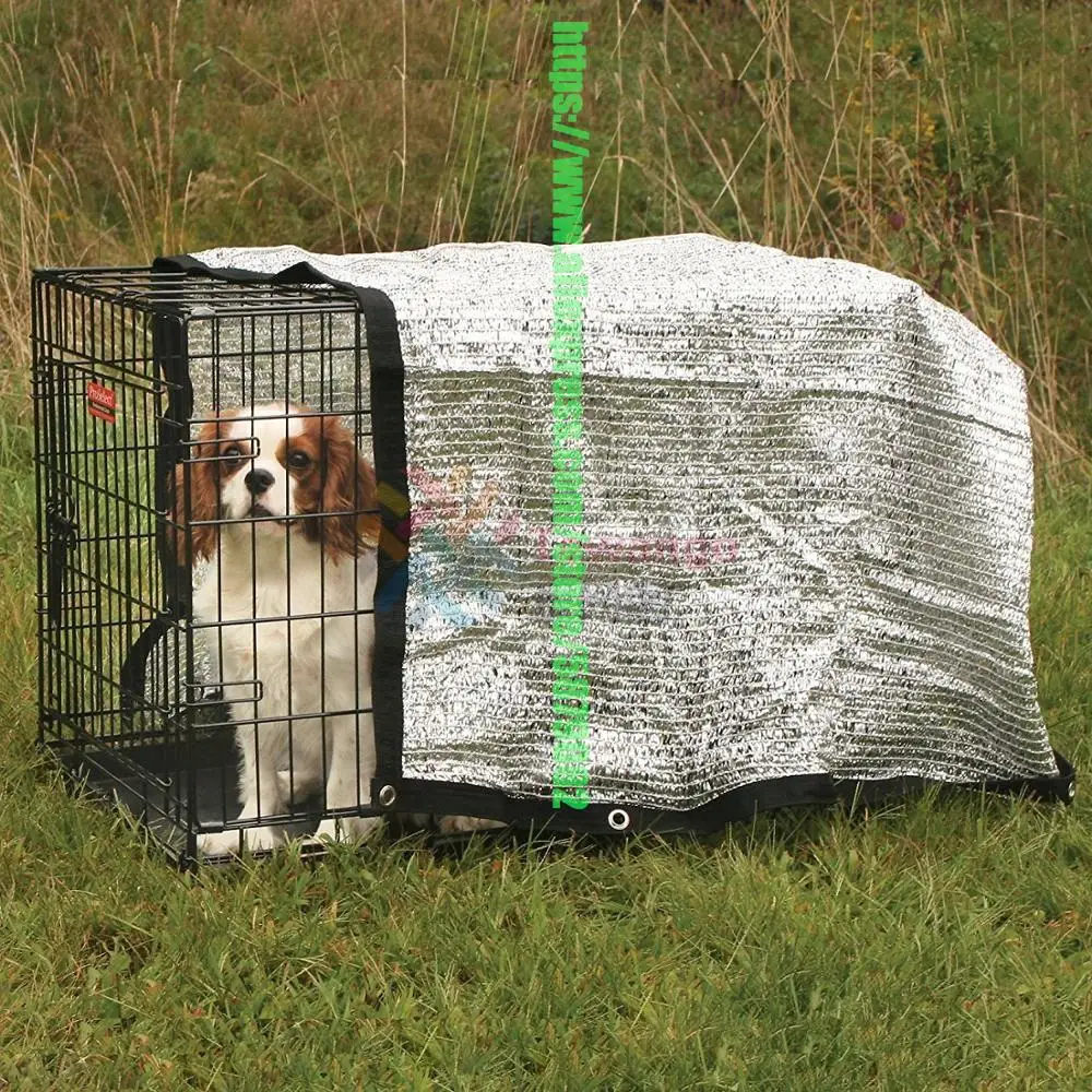 Outdoor Silver Shade Net Gazebos Aluminum Sun Block With Reinforcing Edge Pets Cars Shelter 85% UV Block Custom Size