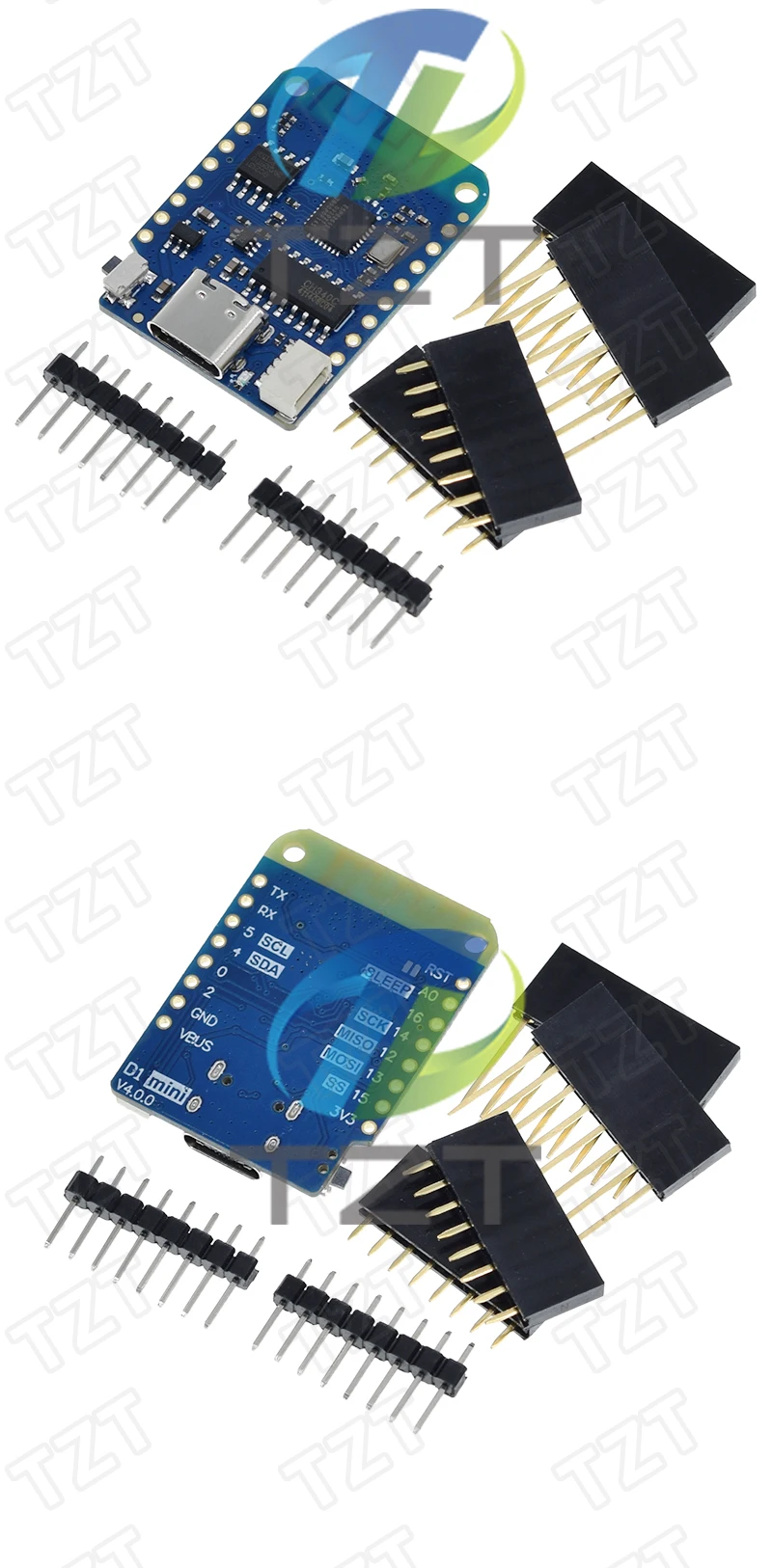 1/3 Stück WEMOS D1 Mini V4.0.0 TYPE-C USB WIFI Internet of Things Board basierend auf ESP8266 4MB MicroPython Nodemcu Arduino-kompatibel – Detail 4