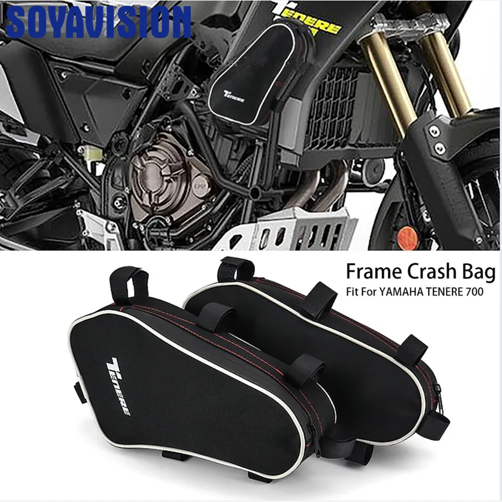 

For Yamaha Tenere 700 XTZ700 2019 2020 2021 2022- Motorcycle Frame Crash Bar Bag Waterproof Tool Repair Storage Bag Accessories